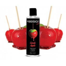 Смазка на водной основе Passion Licks Water Based Flavored Lubricant со вкусом яблока - 236 мл.